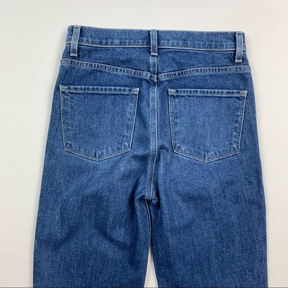 J Brand Jules Rhinestone Tuxedo Stripe Straight Leg Jeans in Urbanite Sz 26 - Picture 12 of 16